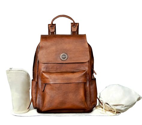 genuine leather diaper bags